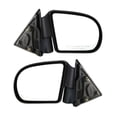 thumbnail image 1 of DAMAIJOY 2pcs Left & Right Driver & Passenger Side Textured Power Heated Operate Manual Folding Exterior Door Rear View Mirror for Olds,for GMC,for Chevy (2) Mirrors Without Auto-Dimming, 1 of 10