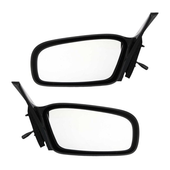 DAMAIJOY 2pcs Left & Right Side Paintable Manual Exterior Door Rear View Mirror for Mitsubishi for Eclipse RS 00-04 & GS/GT 00-05 & Spyder GS/Spyder GT 01-05 & GTS/Spyder GTS 03-05 (2) Mirrors