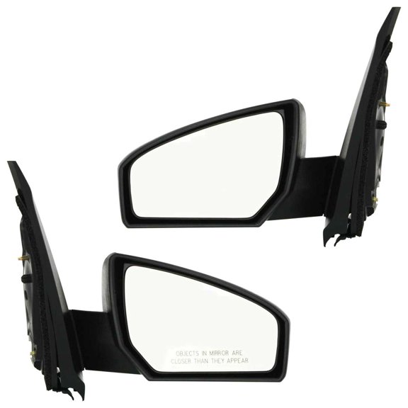 DAMAIJOY 2pcs Left & Right Side Smooth Power Operate Exterior Door Rear View Mirror for Nissan for Sentra Base/S/SE-R/SE-R V/SL 07-12 & 09-12 2pc Black NI1321167 NS52EL