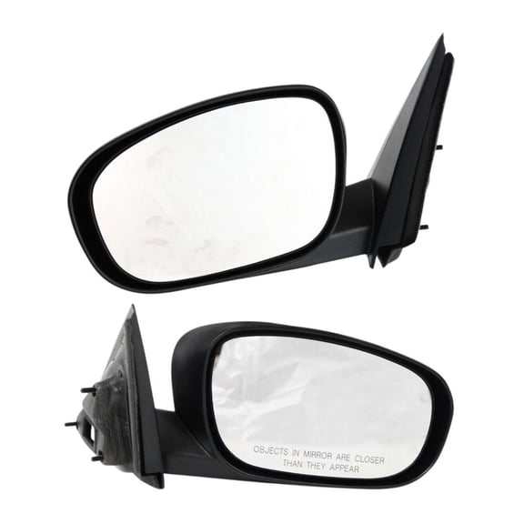 DAMAIJOY 2pcs Left Right Textured Power Operate Exterior Door Rear View Mirror for Chrysler 300 2007-2010,for Dodge for Charger 2006-2010 for Magnum 2005-2008