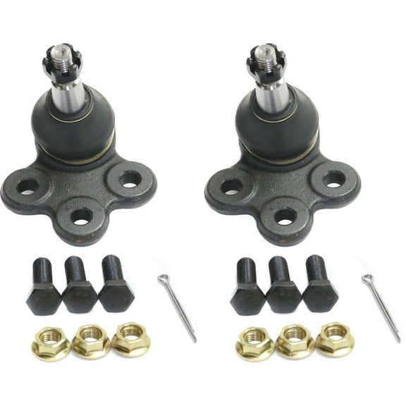 DAMAIJOY 2pcs Suspension Ball Joint Front Lower Left Driver Right Passenger Side Steel Forged Aluminum Non-Greasable for Chevy for Equinox 2010-2017,for GMC for Terrain 2010-2017 13987784