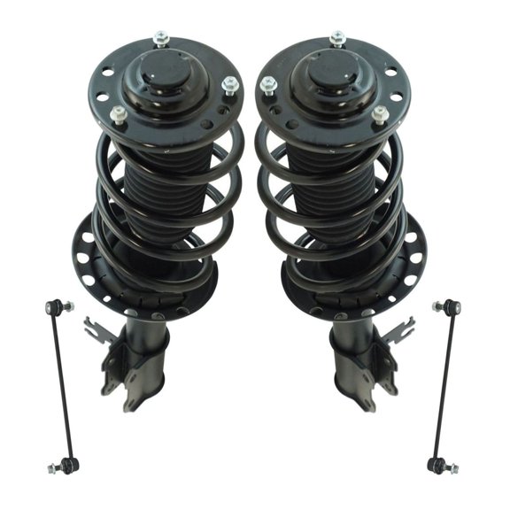 DAMAIJOY 2pcs Suspension Kit Set Assembly Front Left Driver and Right Passenger Side Strut Sway for Saab for 9-3 2.0L 2003-2011 & 2.8L 2006-2009