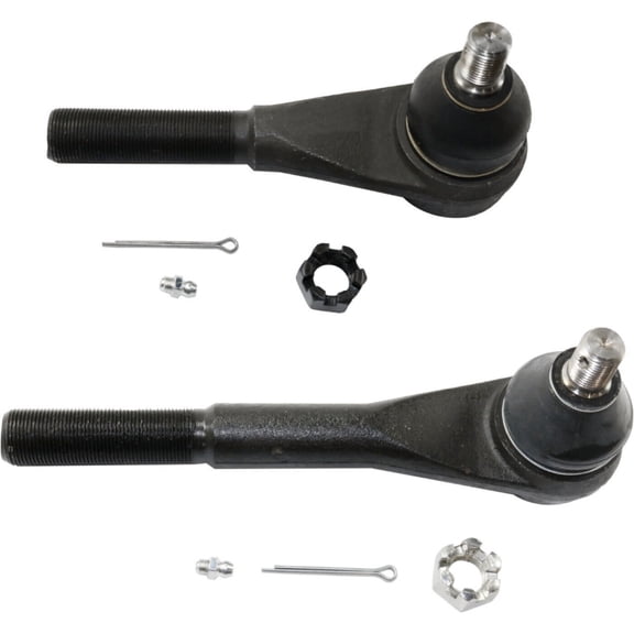 DAMAIJOY 2pcs Suspension Tie Rod End Right Passenger Left Driver Front Inner Outer Interior Inside Side Greasable Adjustable 6Cyl for GMC