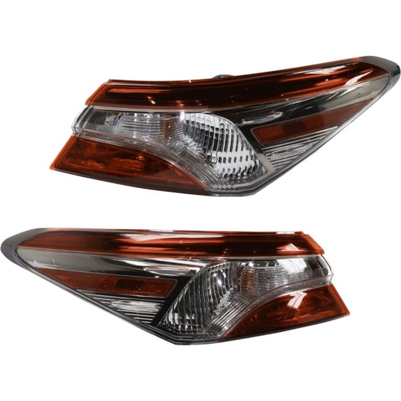 DAMAIJOY 2pcs Tail Light Assembly Set Left Driver and Right Passenger Outer Side Red for Toyota for Camry Hybrid SE 18-19 & SE 18-20 16559258