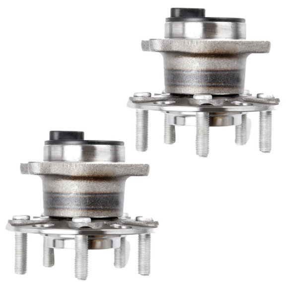 DAMAIJOY 2pcs Wheel Hub and Bearing Assembly Front Rear Side Polished Protected Steel with ABS Sensor 5 Lugs FWD for Patriot for Compass for Caliber for Avenger for Sebring 200 5105719AB