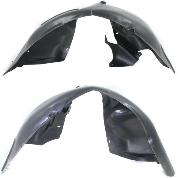 DAMAIJOY 2pcs Wheel Liner Front Left Driver Right Passenger Side Plastic for Ford for Interceptor Sedan 2013-2019 for Special Sedan 2014-2017 for Taurus 2010-2019