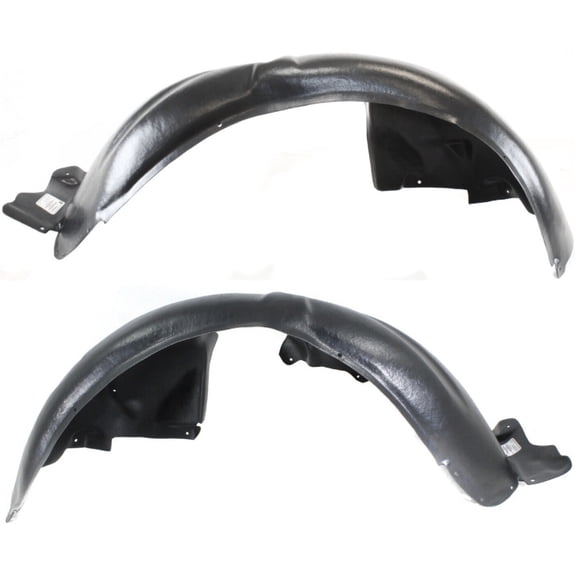 DAMAIJOY 2pcs Wheel Liner Front Rear Side Plastic Section for Audi for TT Base 2008-2009 for TT Quattro Base 2008-2015 & Prestige 2012-2013 8J0821171B AU1249115