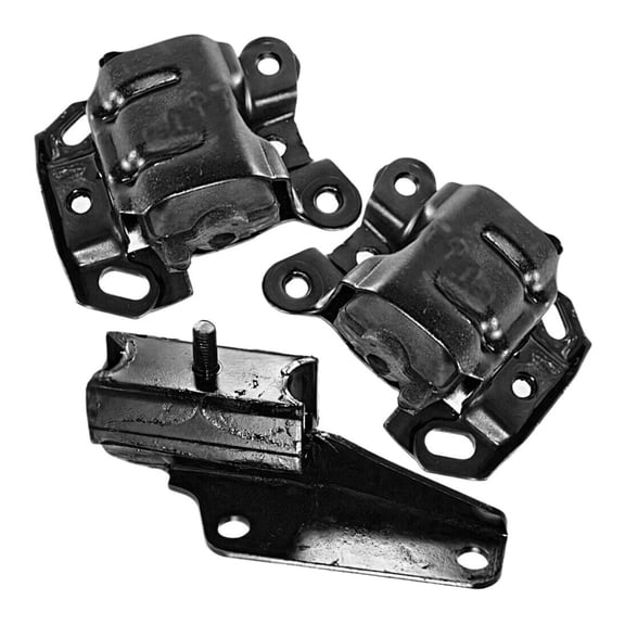DAMAIJOY 3pcs Engine and Transmission Motor Mount Set Kit Front Rear Left Right for Caballero for Monza for Monte Carlo for Malibu for Impala for El Camino for Caprice