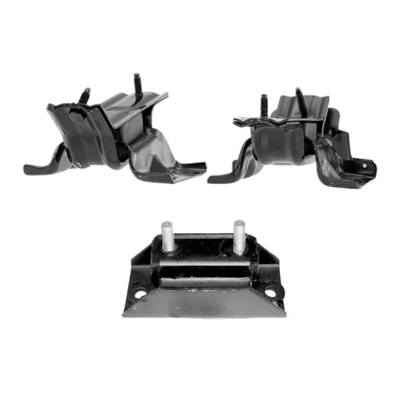DAMAIJOY 3pcs Engine and Transmission Mount Set Kit Front Rear Left Right for E450 Econoline SuperDuty 1999-2002 & SuperDuty 2003-2019 Bolt-on-Mounting Style