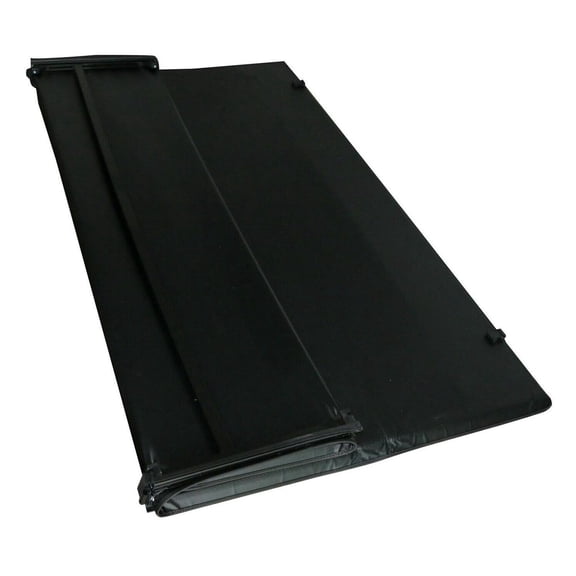 DAMAIJOY 4Fold 5.8Ft Bed Tonneau Cover Rear Upper for Sierra 1500 14-19 for Sierra 2500HD/3500HD 15-18 for Silverado 1500 14-19 for Silverado 2500/3500 18 for Silverado 2500HD/3500HD 15-18