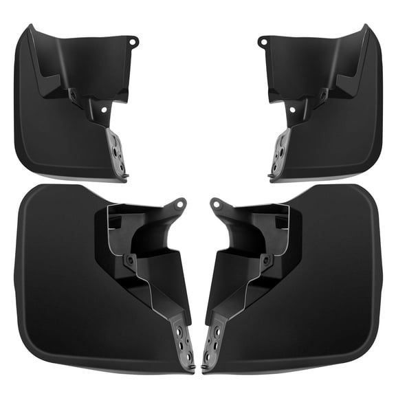 DAMAIJOY 4X Front & Rear Flaps Mudguards Splash Guard for Toyota for FJ Cruiser 2007-2014 Black 4FRMFMSGFTFC2