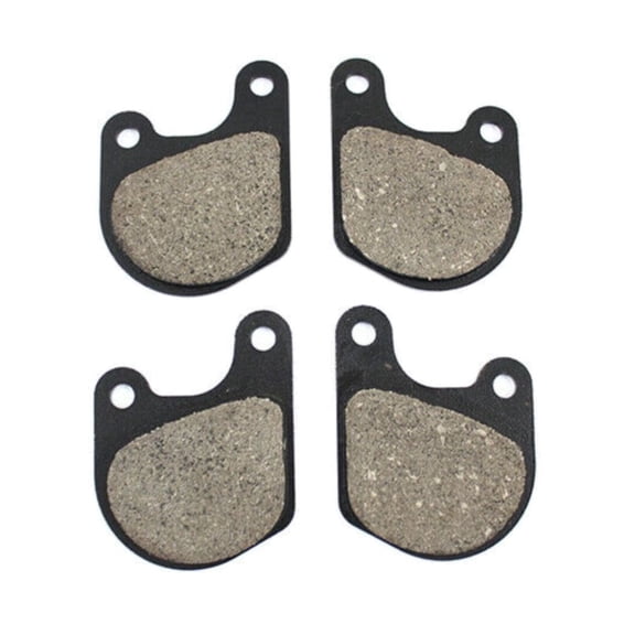 DAMAIJOY 4pcs Disc Brake Pad Kit Set Front Side for Disc Glide,for Dyna,for Fatbob,for Low Glide,for Low Rider,for Sport Glide,for Sturgis,for Super Glide,for Super Glide II