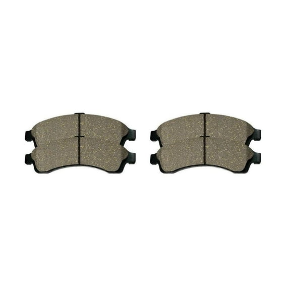 DAMAIJOY 4pcs Disc Brake Pad Set Kit Front Left Right Black Ceramic Slotted V8 for Saab,for Olds,for Isuzu,for GMC,for Chevy,for Buick 5.5 in-Height D882CT CMX7759
