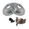 thumbnail image 1 of DAMAIJOY 4pcs Disc Brake Rotor and Pad Set Kit Rear Side Ceramic with Parking Shoes for Acura for MDX 2007-2013 for ZDX 2010-2013,for Honda for Pilot 2009-2015 BKA28062 BR900532, 1 of 6