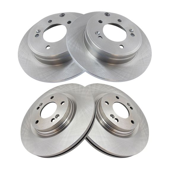DAMAIJOY 4pcs Disc Brake Rotor Set Kit Assembly Front Rear Side for Hyundai for Sonata 1.6L 2015-2018 & 2.4L 2015-2019 & 2.0L 2016-2017 for Kia