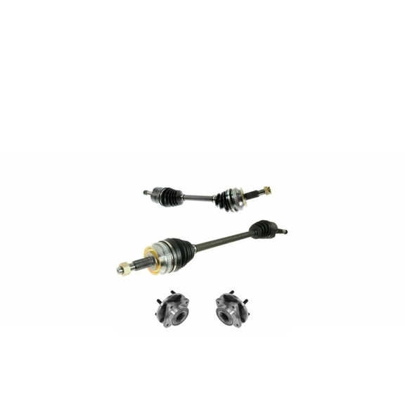 DAMAIJOY 4pcs Front Wheel Hub & Bearing & CV Axle Kit for Chrysler for Town & Country,for Dodge for Caravan for Grand Caravan,for Plymouth for Grand Voyager,for Plymouth/Chrysler for Voyager