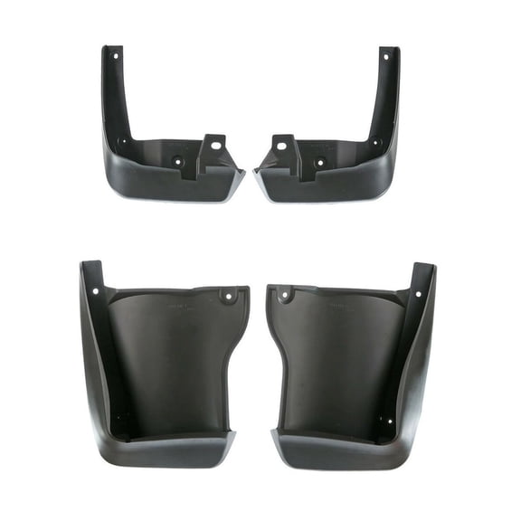 DAMAIJOY 4pcs Rock Splash Guards Flaps Mudguards Front Rear Side Black for Honda for Accord 2008-2012 T-USSGHO009