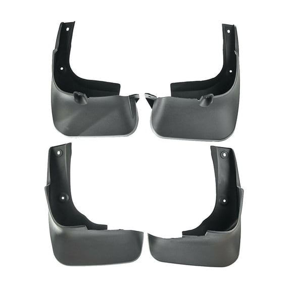 DAMAIJOY 4pcs Splash Guards Flaps Front Left Driver Right Passenger Rear Side Black for Lexus for RX350 2010-2015 3.5 L V6-Engine Size Third Generation