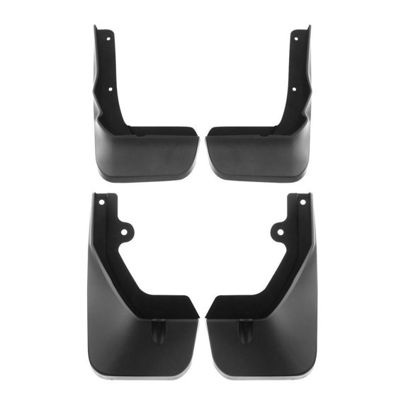 DAMAIJOY 4pcs Splash Guards Flaps Mudguard Front Rear Side Black Tpo for Lexus for RX350 2016-2018