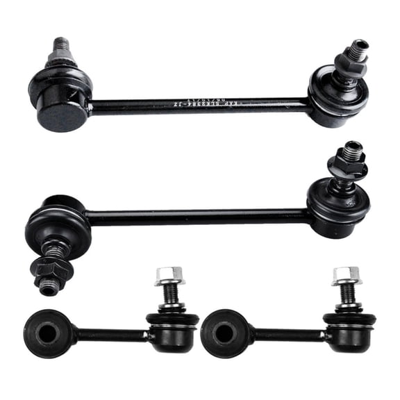 DAMAIJOY 4pcs Suspension Stabilizer Sway Bar Linkage Set Kit Front Rear Upper Lower Side Alloy Steel Coated Greasable FWD V6 for Ford for Fusion 2.3L/3.0L 06-09,for Lincoln for MKZ 3.5L 07-09