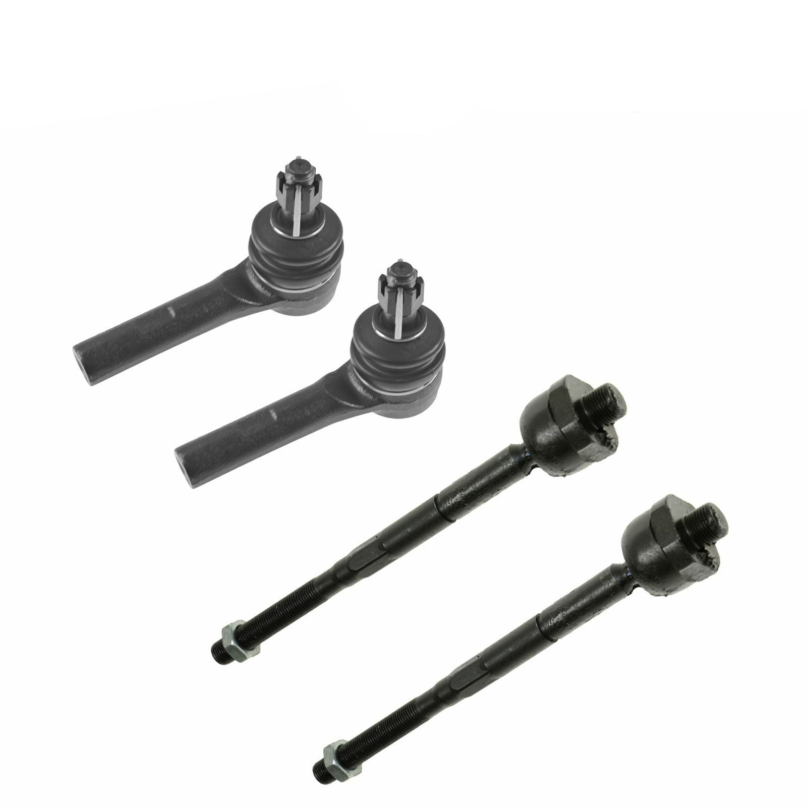 DAMAIJOY 4pcs Suspension Tie Rod End Kit Front Inner Left Driver Right Passenger Outer Side for Chevy for Colorado 2.8L/3.5L 2004-2005,for GMC for Canyon 2.8L/3.5L 2004-2005 4 Piece