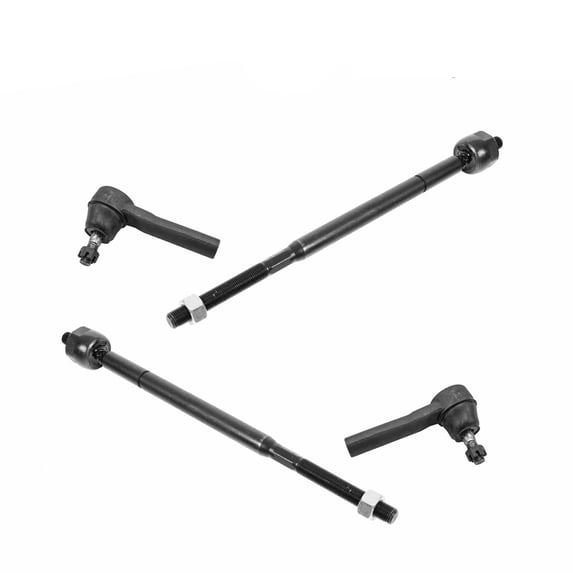 DAMAIJOY 4pcs Suspension Tie Rod End Kit Front Inner Left Driver Right Passenger Outer Side for Chrysler for Pacifica 3.5L 2004-2006 & 3.8L 2005-2008 & 4.0L 2007-2008 68032249AA 68040225AA