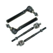 DAMAIJOY 4pcs Tie Rod End Set Kit Front Left Driver and Right Passenger Inner Outer Side Suspension for Hummer for H3 2006-2010 for H3T 2009-2010 PSA55396 ES800762