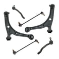 thumbnail interactive-video image 1 of PartsW 6-Piece Front End Kit For Acura MDX (2001-2005) & Honda Pilot (2003-2005) - Tie Rods & Sway Bar Links 1 of 3