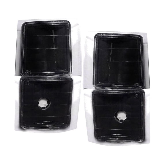 DAMAIJOY Black Corner Lights C/K Turn Signal Lamp Heavy Duty ABS Plastic Housing / Polycarbonate Lens Front Left Right for Chevy for Tahoe for C/K 2500/1500 Suburban for C/K 3500/2500/1500