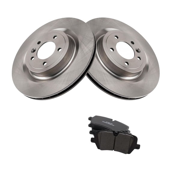 DAMAIJOY Brake Pads & Rotors Kit for Land Rover for Discovery 2017 for Rover 2014-2018 for Rover Sport 2014-2018