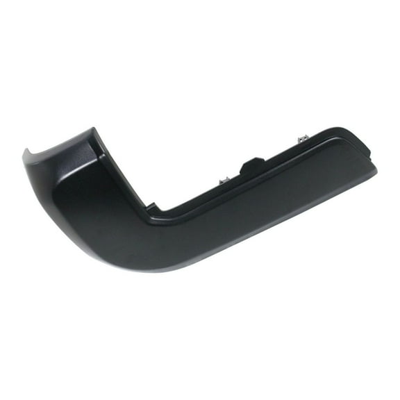DAMAIJOY Bumper Face Bar End Extension Rear Driver Left Side LH Hand for Toyota for Tacoma /SR5/ off-Road/ Sport 2016-2021 Plastic Painted Black Without Parking Aid Sensor Holes