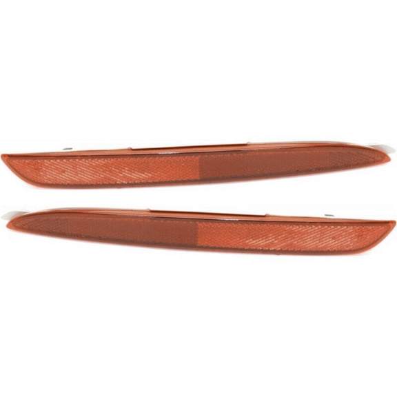 DAMAIJOY Bumper Reflector for Mazda 3 GS 2010-2012 & GT//Mazdaspeed/S/i 2010-2013 & GS-SKY 2012-2013 3 Sport GS 2010 2012 & GT/ 2010 2012-2013 & GS-SKY 2012-2013 Set of 2 Rear Left and Right