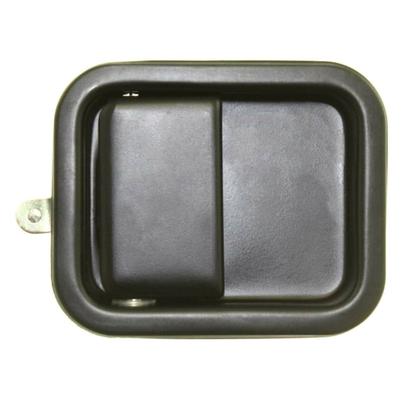 DAMAIJOY Car Door Handle Exterior Front Driver & Passenger Side Smooth Black Without Key Hole for Jeep for CJ7 1981-1986 for Scrambler 1981-1985 for Wrangler 1987-1995 1997-2006 55076222