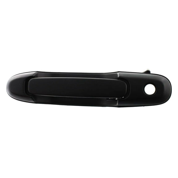 DAMAIJOY Car Door Handle Exterior Front Driver Side Left Smooth Black with Key Hole for Toyota for Sienna CE/LE 1998-2003 & XLE 1999 2001-2003 TO1310126 6922008010C0