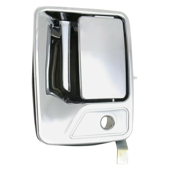 DAMAIJOY Car Door Handle Exterior Front Left Chrome with Key Hole for Ford for Excursion 00-05 for F250 SuperDuty 99-16 for F350 SuperDuty 99-16 for F450 SuperDuty 99-16 for F550 SuperDuty 99-16