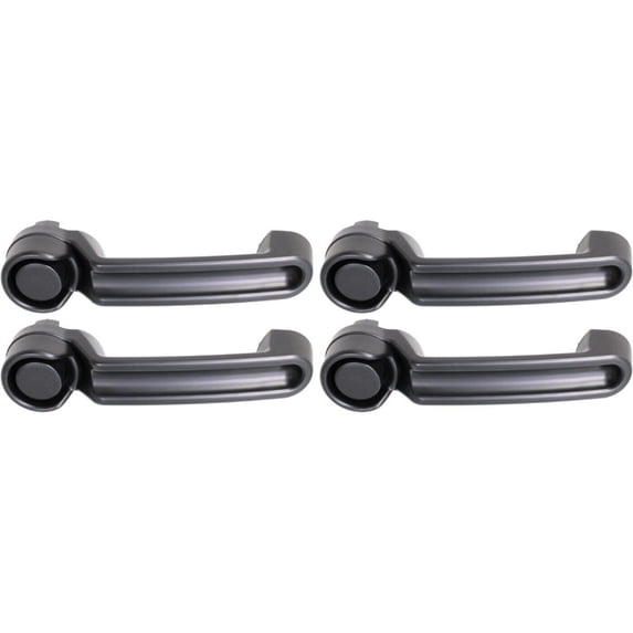 DAMAIJOY Car Door Handle Exterior Front Rear Driver & Passenger Side Left Right 4pcs Primed Without Key Hole for Liberty 08-12 for Nitro 07-11 for Wrangler 07-16 for Wrangler JK 18