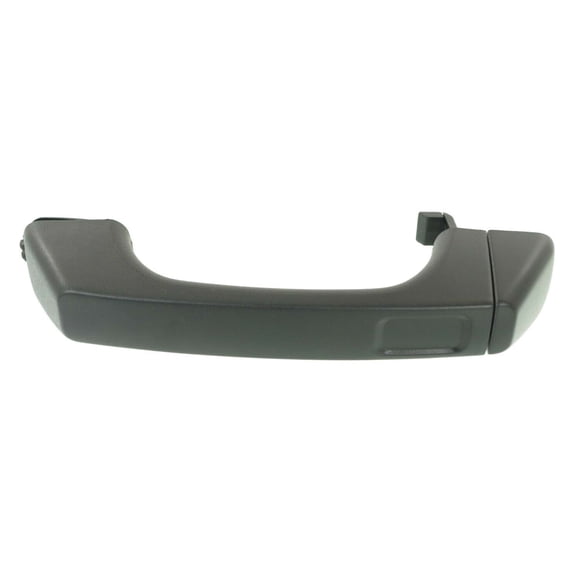 DAMAIJOY Car Door Handle Exterior Front Rear Left Right Black Textured Black Plastic Without Key Hole for Hummer for H3 Base 06-10 & X 07-09 & Alpha 08-10 for H3T Alpha/Base 09-10