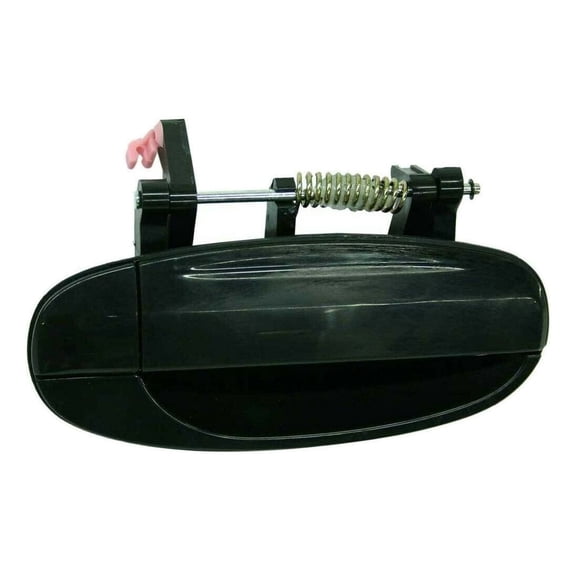 DAMAIJOY Car Door Handle Exterior Rear Passenger Side Smooth Black Without Key Hole for Chevy for Aveo LS 04-06 & LT/Special Value 05-06 for Aveo5 LS/LT 09-11,for Pontiac for G3 Base 09-10