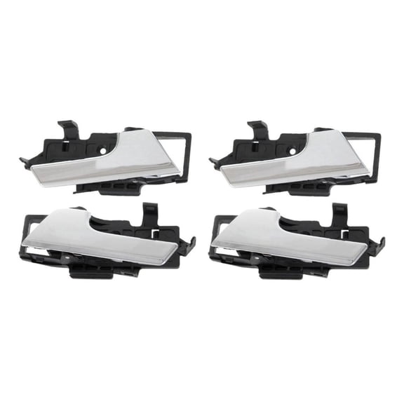 DAMAIJOY Car Door Handle Interior Front Rear Left Right 4pcs Chrome for Chevy for Aveo LS/LT 2007-2011 for Aveo5 LS/LT 2009-2011,for Pontiac for G3 Base 2009-2010 96462709 GM1352174
