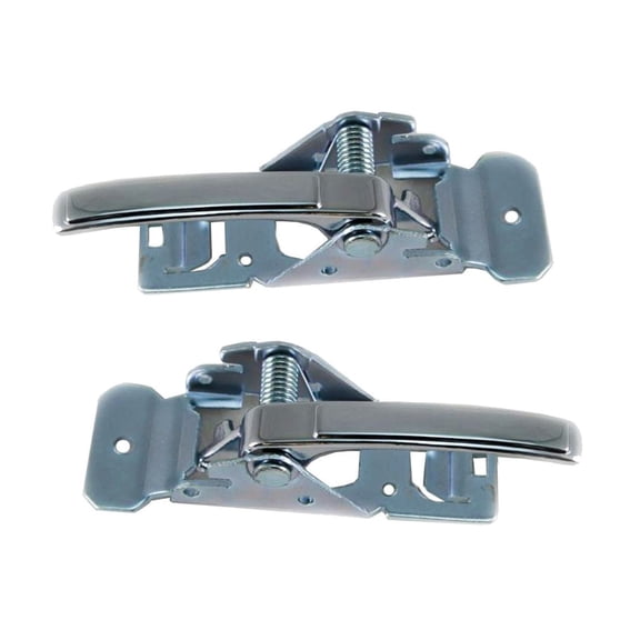 DAMAIJOY Car Door Handle Interior Left Right 2pcs Chrome for Chevy for Camaro for Cavalier for Corvette for Monza for Nova,for Chevy for Camaro for Cavalier for Corvette for Monza for Nova