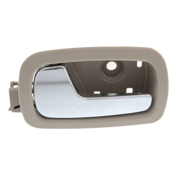 DAMAIJOY Car Door Handle Interior Rear Left Beige Chrome with Lever for Chevy for Cobalt Base 05 10 & LS/LT 05-10 & LTZ 06-07 & SS 06-07 09, for Pontiac for G5 Base/GT 07-08 & SE 07-09