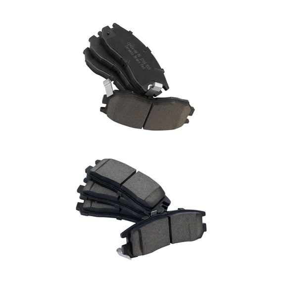 DAMAIJOY Ceramic Brake Pads 2pcs for Chrysler for Sebring,for Dodge for Avenger for Stratus,for Eagle for Summit for Talon,for Mitsubishi for Eclipse for Expo for Galant MR389578 MR389580
