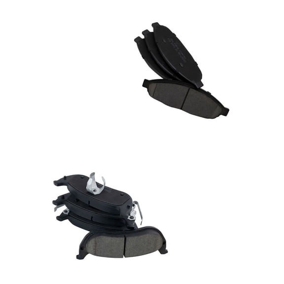 DAMAIJOY Ceramic Disc Brake Pads Front & Rear Kit for Chrysler for Pacifica 3.5L 2004-2006 & 3.8L 2005-2008 & 4.0L 2007-2008 Suv