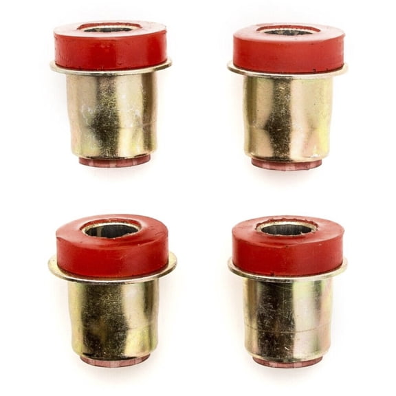 DAMAIJOY Control Arm Suspension Bushing Kit Lower Side Polyurethane Greasable for Corvette 1963-1977 1982,for Impala 1958-1964 Red Black-Primary RPLCABSF11CFS
