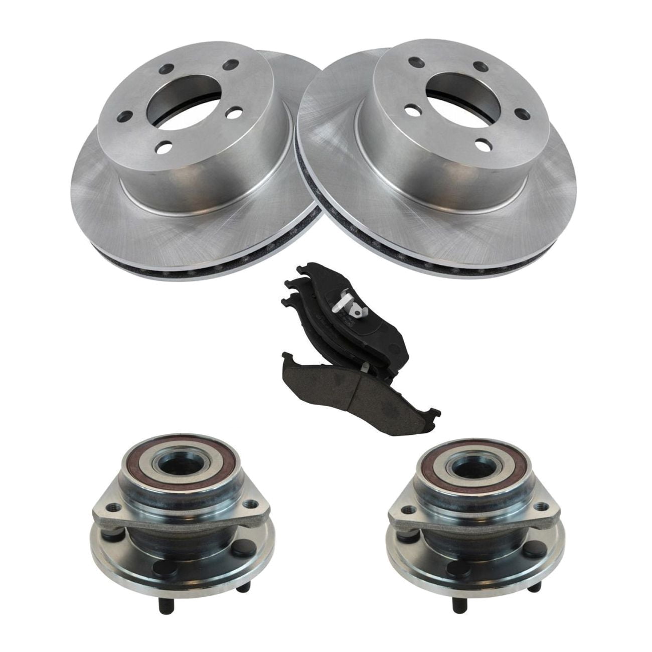 DAMAIJOY Disc Brake Rotor and Pad Set Kit Front Left Driver Right ...