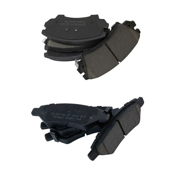 DAMAIJOY Disc Brake Rotor and Pad Set Kit Front Rear Left Driver Right Passenger Side Ceramic Smooth for Chevy for Camaro 3.6L/6.2L 2010-2015 & 7.0L 2014-2015 BFA13030