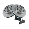 thumbnail image 1 of DAMAIJOY Disc Brake Rotor and Pad Set Kit Front Rear Side Metal Semi-Metallic Smooth Truck for Chevy for C2500 95-98 for Express 2500 96-02,for GMC for C2500 95-98 for Savana 2500 96-02, 1 of 6