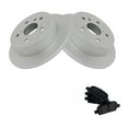 thumbnail image 1 of DAMAIJOY Disc Brake Rotor and Pad Set Kit Rear Side Ceramic Coated for Toyota for Avalon 3.5L 2005-2007 for Camry 2.4L/3.0L 2002-2006 & 3.3L 2004-2006 for Solara 2.4L/3.3L 2004-2008 BKA24141, 1 of 8