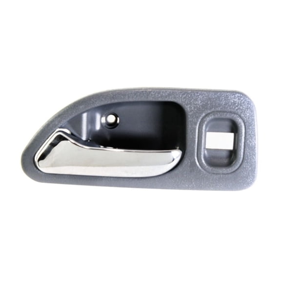 DAMAIJOY Door Handle for Honda for Accord DX/EX/LX 1994-1997 & EX-R 1995-1997 & Value Package 1996-1997 Rear Left Light Gray Bezel w/Chrome Lever (Gray Bezel with Chrome Lever) 16553573