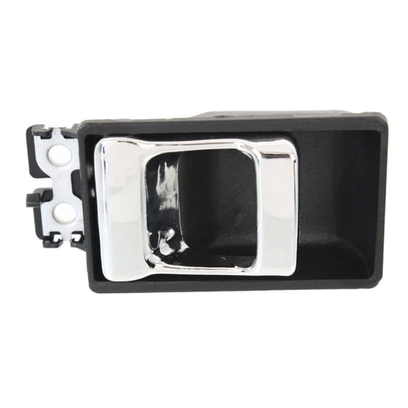 DAMAIJOY Door Handle for Nissan for D21 E/XE 1986-1989 & Base/SE 1986-1992 W/ Black Housing Front Left or Right Inner (Black Bezel with Chrome Lever) 8067001G00 8067101G00